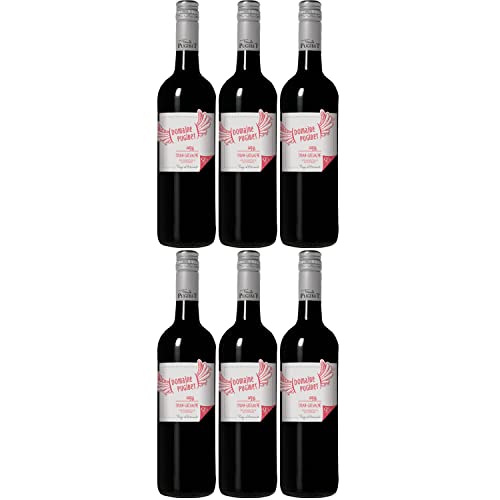 Famille Pugibet Rouge, Syrah Grenache Rotwein Wein trocken Frankreich I Visando Paket (6 Flaschen) von Famille Pugibet