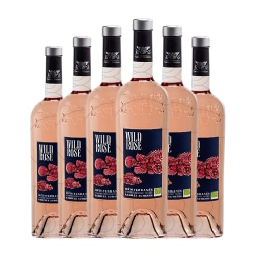 Famille Sumeire Wild Mediterranée Rosado Côtes de Provence Jung 75 cl (Schachtel mit 6 Flaschen von 75 cl) von Famille Sumeire