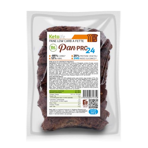Geschnittenes Proteinbrot mit niedrigem Kohlenhydratgehalt - 250gr - weich und lecker Geschnittenes Proteinbrot mit niedrigem Kohlenhydratgehalt - 250gr - weich und lecker von Family Foods