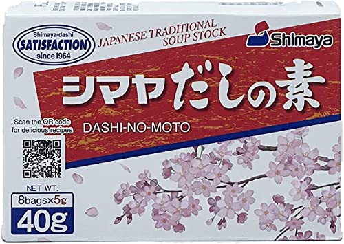 SHIMAYA Dashi No Moto 40g | Würzpulver (Dashi) | Bonito | Würzmittel für Suppen von Family Foods