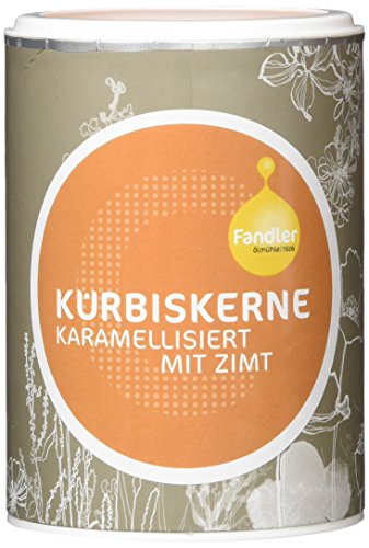 Fandler Kürbiskerne karamellisiert mit Zimt, 2er Pack (2 x 150 g) von Fandler