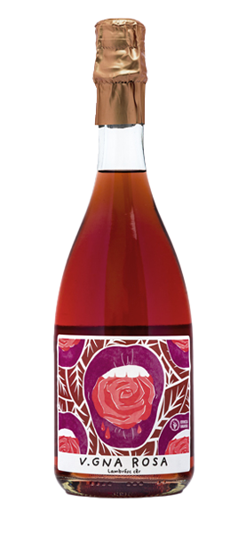 "V.gna Rosa" Lambrusco Rosato Emilia IGP von Fangareggi