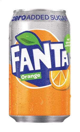 48 Dosen Fanta Orange Zero (48 x 0,33 L) Zuckerfrei (Europa) EINWEG von Fanta