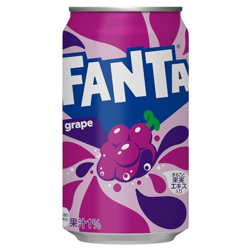 · CANDYBOX · Fanta Grape Japan Erfrischendes Soda - Erfrischungsgetränk mit Traubengeschmack -Asian Sprudelgetränk - Alkoholfreies Erfrischungsgetränk - Getränke in Dosen - 350 ml von Fanta