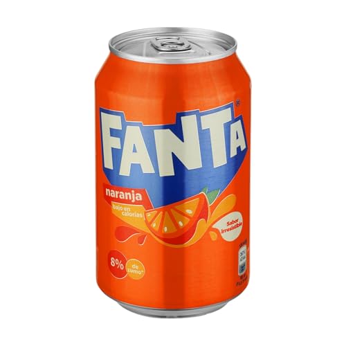 Fanta Naranja 24 x 330ml aus Spanien inkl. 0,25 € Pfand pro Dose von Fanta