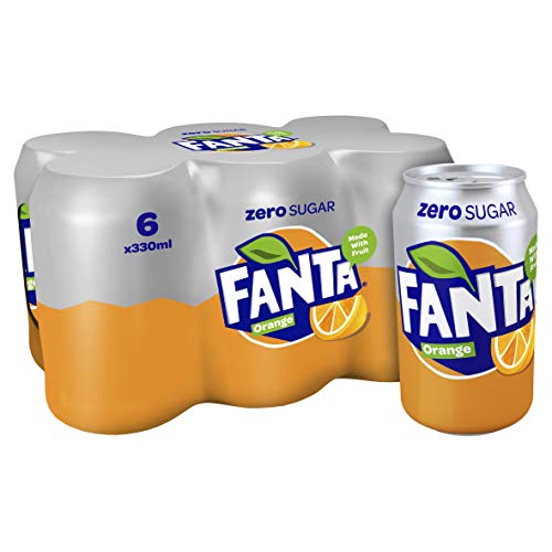 Fanta Orange A Nero Zucker Zusatz (6 x 330 ml) von Fanta
