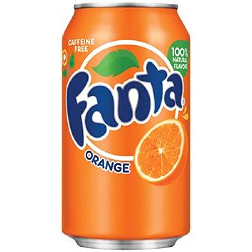 Fanta Orangefarbene Dose mit 24 Karat. von Fanta
