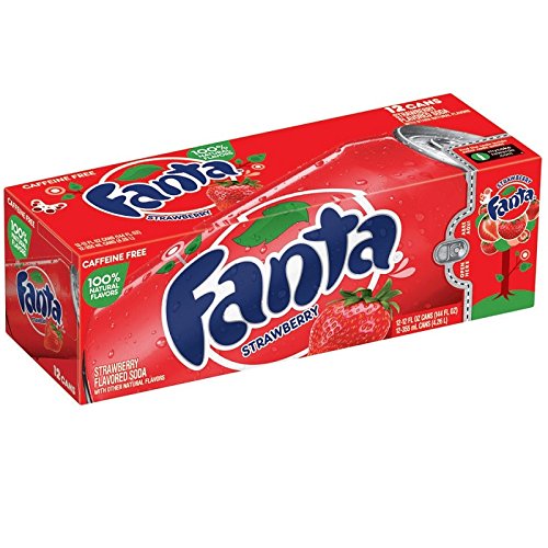 Fanta Strawberry 12 oz. (355 mL) - 24 Pack inkl. 6,00 Euro DPG-PFAND von Fanta