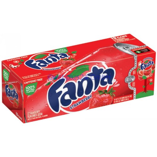 Fanta Strawberry 12oz (355mL) - 24 Pack inkl. 6,00 Euro DPG-PFAND von Fanta