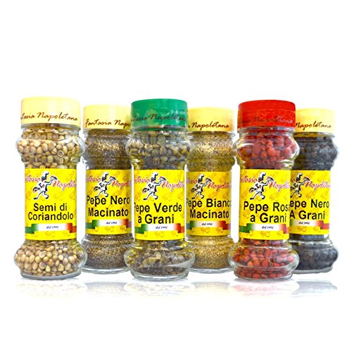 6 Sorten Pfeffer - Angebot 3 Kit 6 Sorten Pfeffer - Angebot 3 Kit von Fantasia Napoletana