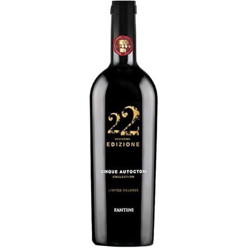 Edizione Collection Limited Release Cinque Autoctoni Fantini - sensationeller Rotwein aus den Abruzzen mit 99 Punkten von Luca Maroni (1 x 0,75l) von FANTINI