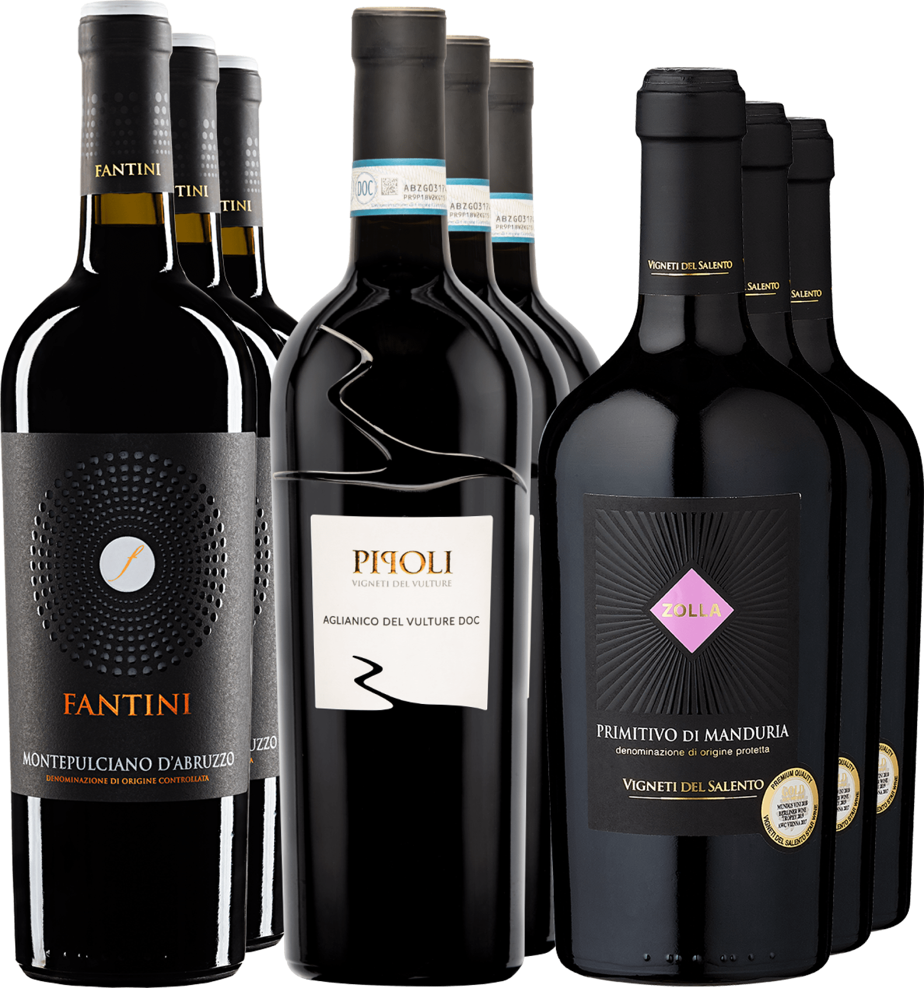 9er-Probierpaket »Fantini Favoriten« 9er-Probierpaket »Fantini Favoriten« von Vini Fantini