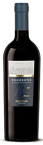 6x 0,75l - 2017er - Farnese Vini - Fantini - Edizione Cinque Autoctoni - Vino da Tavola - Abruzzen - Italien - Rotwein trocken von Fantini