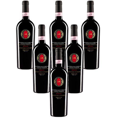 OPI Montepulciano Abruzzo DOCG Riserva Bio Fantini italianischer Rotwein Fantini (6 flaschen 75 cl.) von Farnese