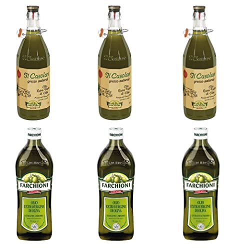 3x Farchioni Olio Extra Vergine Il Casolare Grezzo + 3x Farchioni Classico Extra Natives nativ Olive Olivenoel 1L 3x Farchioni Olio Extra Vergine Il Casolare Grezzo + 3x Farchioni Classico Extra Natives nativ Olive Olivenoel 1L von Farchioni