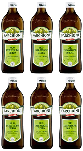 Farchioni Natives Olivenöl Extra (1 l) - Packung mit 6 von Farchioni