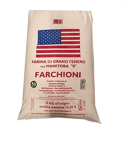 WEICHWEIZEN 0 MANITOBA 25KG von Farchioni