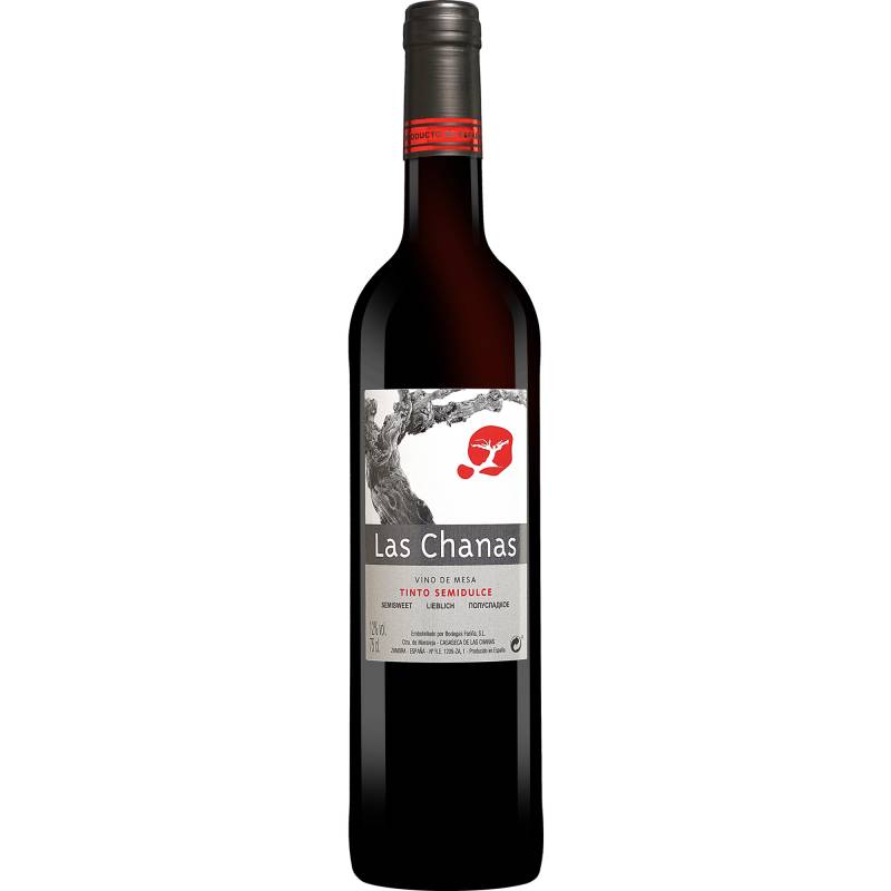 Las Chanas Tinto Semi Dulce  0.75L 12% Vol. Rotwein Lieblich aus Spanien von Fariña