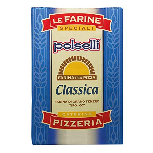 Polselli 00 Classic Mehl - Kg. 1 - Paket 10 Stück von Farine Polselli