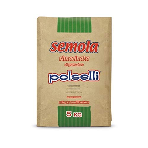 Polselli Rimacinata Grieß - Kg. 5 - Angebot 3 Stück von Farine Polselli