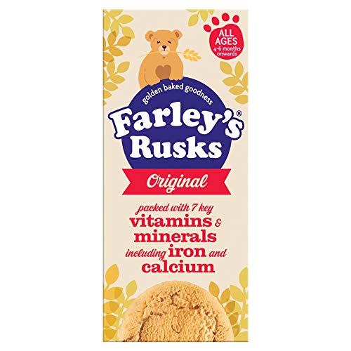 Farleys Rusks Original Kuchen-Zwieback - 9er Pack - 150g - 3er-Packung von Farley's