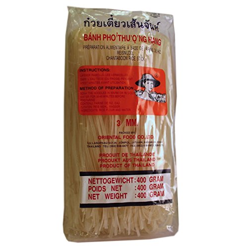 10x400g Farmer Reisnudeln 3mm für Pho Suppen oder Pad Thai von Farmer