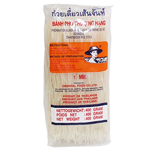 1Karton 34x400g Farmer Reisnudeln 1mm für Pho Suppen oder Pad Thai von Farmer