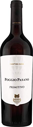 Cantina Sava Poggio Pasano Primitivo IGP (1x 0,75l) trocken von Farnese Vini/Fantini Group