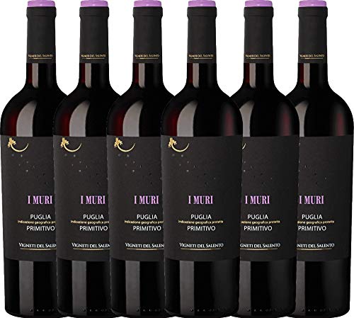 Farnese Vini 6er Paket - Muri Primitivo Puglia IGP 2020 - Vigneti del Salento mit VINELLO.weinausgießer 6 x 0,75 Liter Farnese Vini 6er Paket - Muri Primitivo Puglia IGP 2020 - Vigneti del Salento mit VINELLO.weinausgießer 6 x 0,75 Liter von Farnese Vini