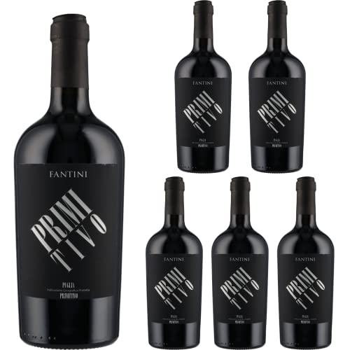 PRIMI-TIVO Puglia IGP Fantini Rotwein (6 Fl. x 0.75 l) 2022 Farnese von Farnese Vini