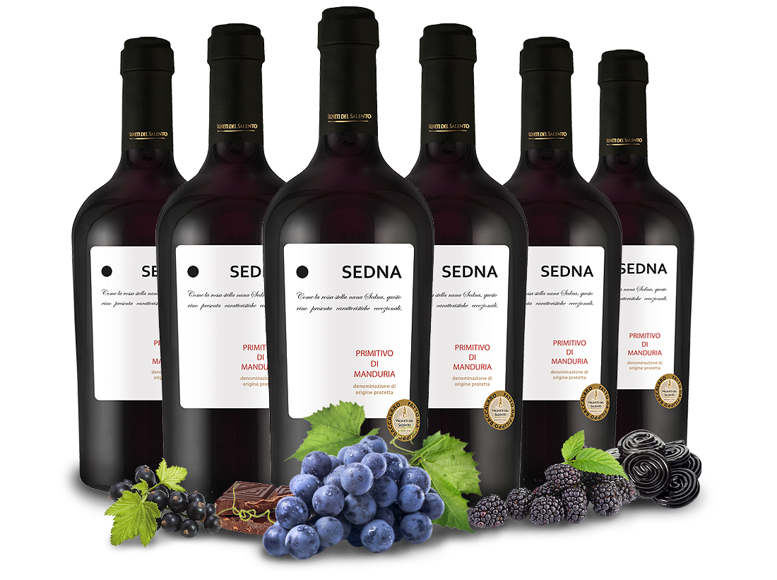 Vorteilspaket Primitivo di Manduria SEDNA von Farnese Vini/Fantini Group