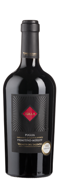 Zolla Primitivo-Merlot - 2021 - Farnese Vini - Italienischer Rotwein von Farnese Vini