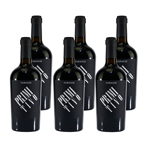 Farnese Primitivo Puglia IGP - Rotwein halbtrocken (6 x 0,75) von Farnese