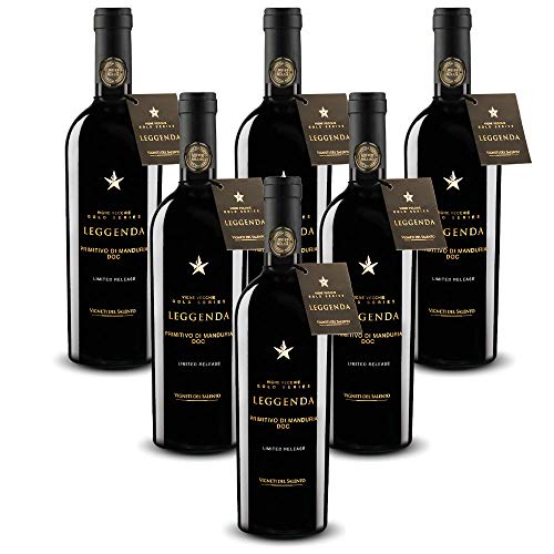 Leggenda Gold Series Primitivo di Manduria DOC Vigneti Del Salento (6 flaschen 75 cl.) von Farnese