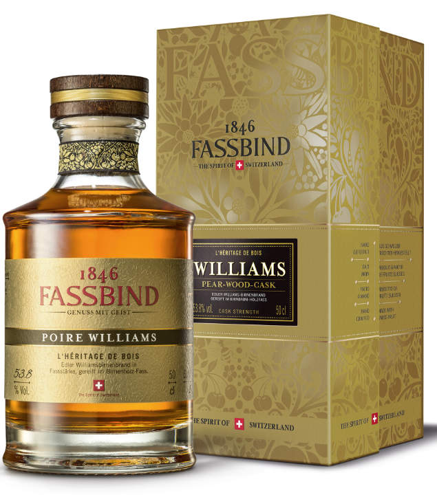 Fassbind Poire Williams L'Héritage de Bois (53,8 % Vol., 0,5 Liter) von Fassbind