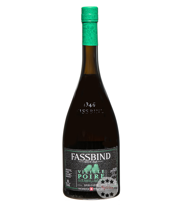 Fassbind Vieille Poire - Alte Birne (40 % Vol., 0,7 Liter) von Fassbind