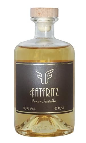 FatFritz Premium Kräuterlikör (0,5L 38% Vol.) von FatFritz