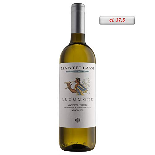 Lucumone : Vermentino Maremma Toscana DOC Fattoria Mantellassi Italianischer Weißwein (1 Flasche 37,5 cl.) von Fattoria Mantellassi