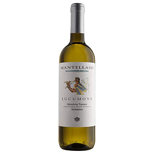 Lucumone : Vermentino Maremma Toscana DOC Fattoria Mantellassi Italianischer Weißwein (1 Flasche 75 cl.) von Fattoria Mantellassi
