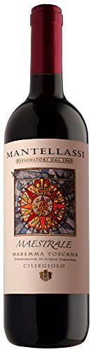 Maestrale : Ciliegiolo Maremma Toscana DOC Fattoria Mantellassi Italianischer Rotwein (1 Flasche 75 cl.) von Fattoria Mantellassi