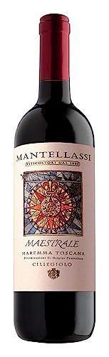 Maestrale : Ciliegiolo Maremma Toscana DOC Fattoria Mantellassi Italianischer Rotwein (1 Flasche 75 cl.) von Fattoria Mantellassi