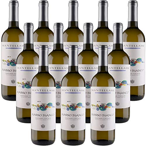 Massobianco : Maremma Toscana DOC Fattoria Mantellassi Italianischer Weißwein (12 Flaschen 75 cl.) von Fattoria Mantellassi
