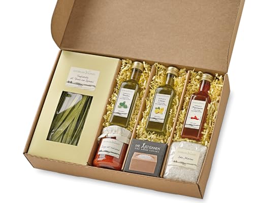 Fattoria italienischer Geschenkkorb | italienisches Geschenk-Set mit Pasta, Olivenöl-Dressings und mehr | großer Präsentkorb mediterran von Fattoria San Vincenzo