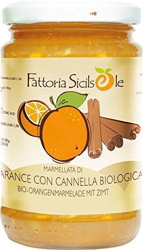 Fattoria Sicilsole Bio Orange - Zimt Marmelade (2 x 370 gr) von Fattoria Sicilsole