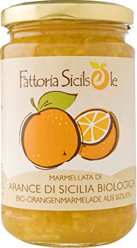 Orangen Marmelade, 370 gr Glas 6 x 370 gr von Fattoria Sicilsole