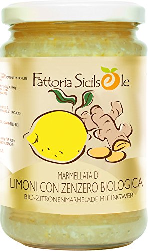 Zitronen - Ingwer Marmelade 6 x 370 gr von Fattoria Sicilsole