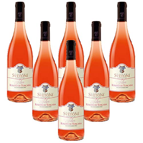 Italianischer Rosewein Vino Rosato di Toscana IGT Felice Fattoria Svetoni (6 flaschen 75 cl.) von Fattoria Svetoni