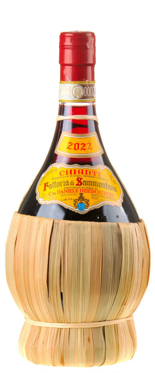 Fattoria di Sammontana Chianti Liter FIASCO Bio 2022 von Fattoria di Sammontana