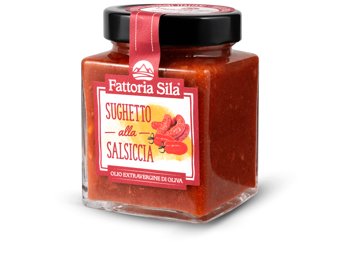 Fattorie Sila Tomatensauce Sughetto alla salsiccia 314 ml von Sila