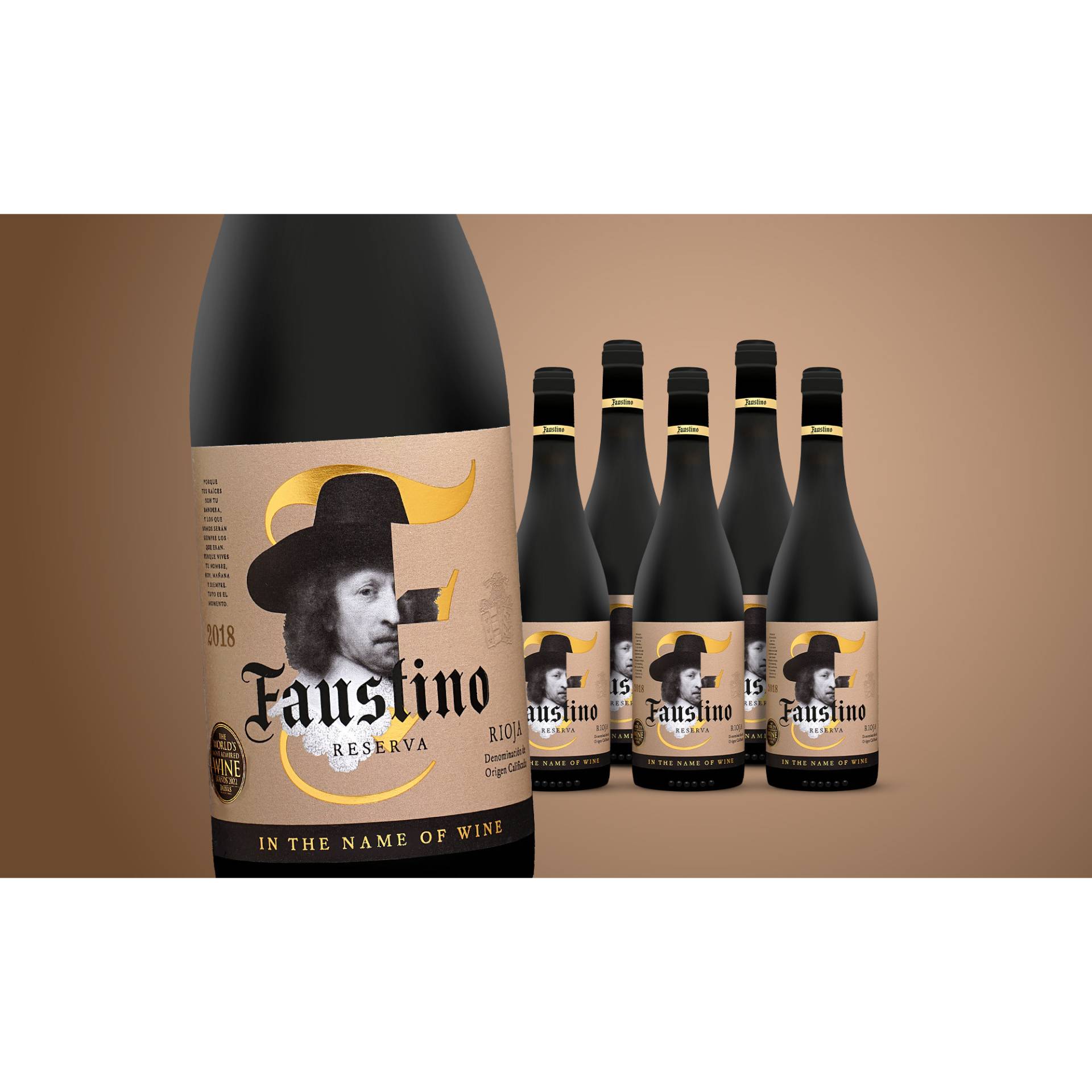 Faustino Itnow Reserva 2018  4.5L 14% Vol. Weinpaket aus Spanien von Faustino Martinez